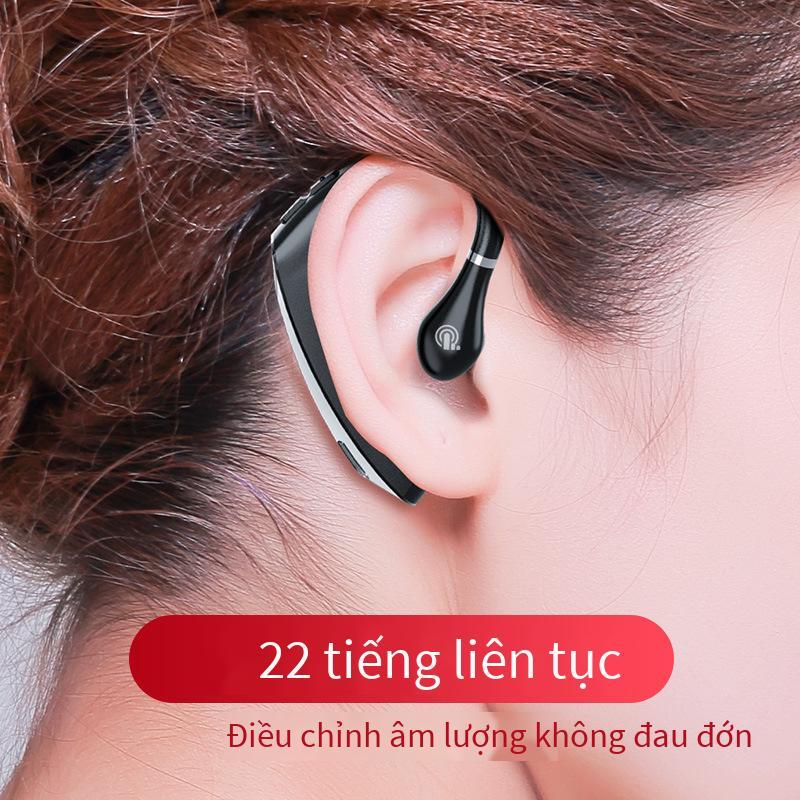 Tai nghe bluetooth không dây không nhét trong tai thuận lợi nhất treo dẫn truyền xương tai điều khiển một tai dài ở chế độ chờ treo tai chế độ riêng tư trả lời điện thoại
