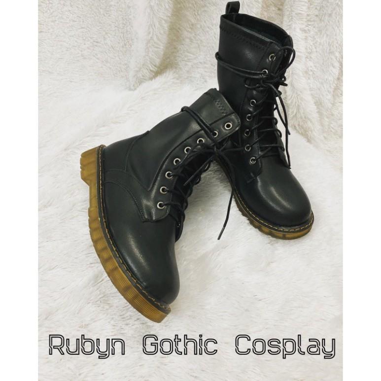 Giày Boots Cổ Cao Dr Martens cá tính mới 2020 da mềm
