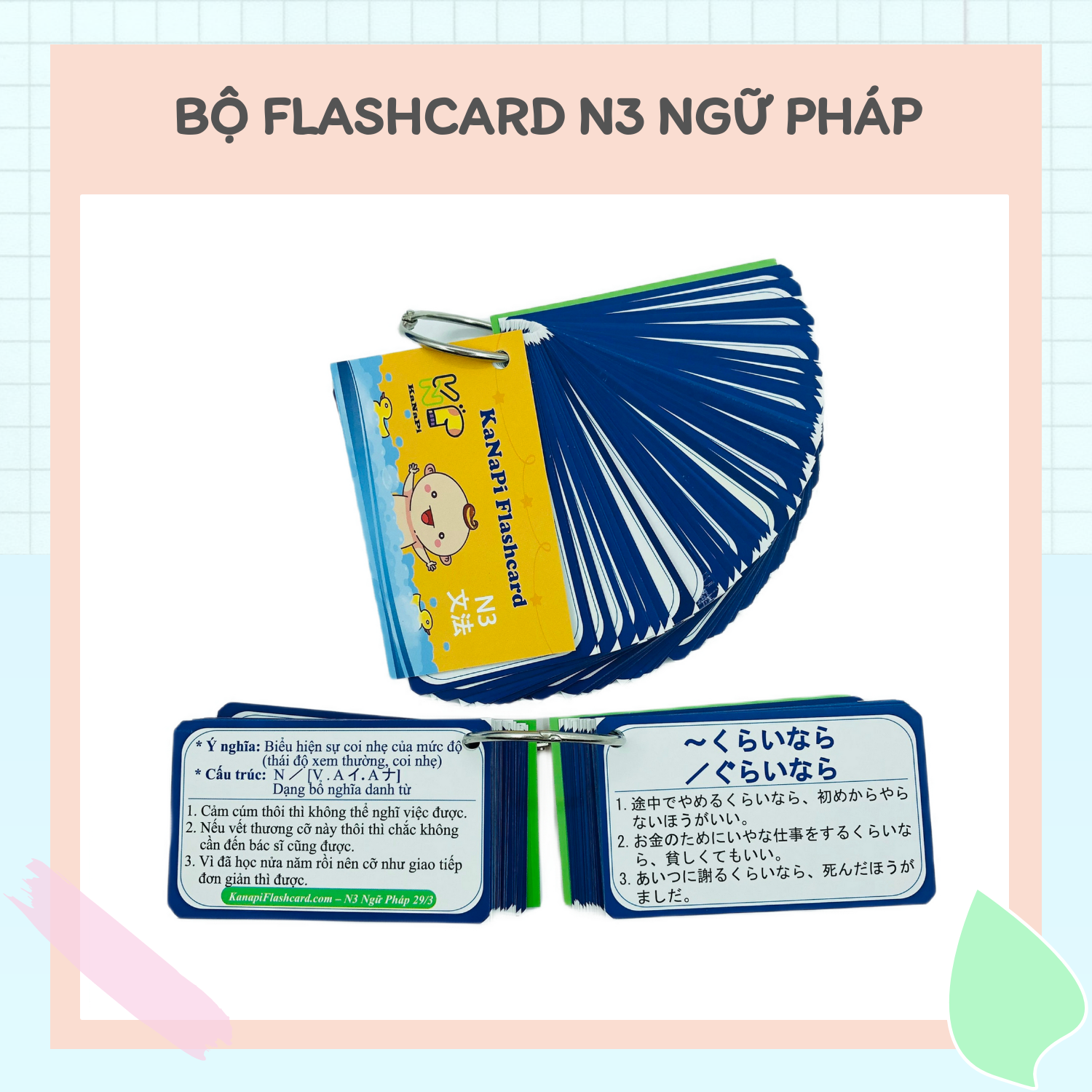 Thẻ Học Flashcard N3 Ngữ Pháp