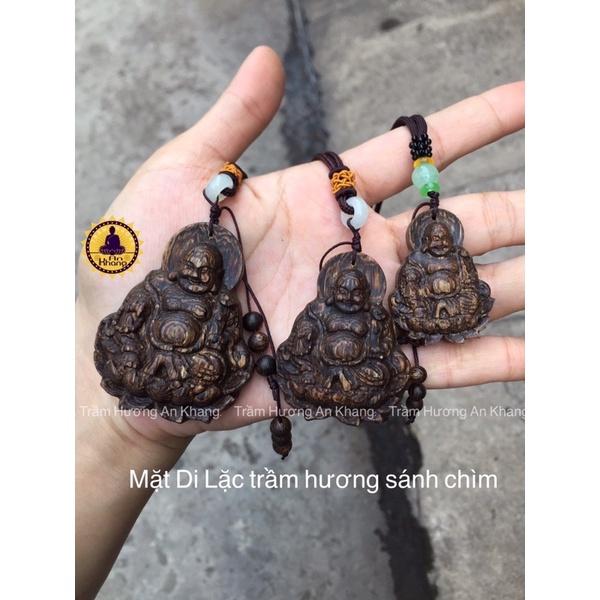 Mặt tượng trầm hương + dây