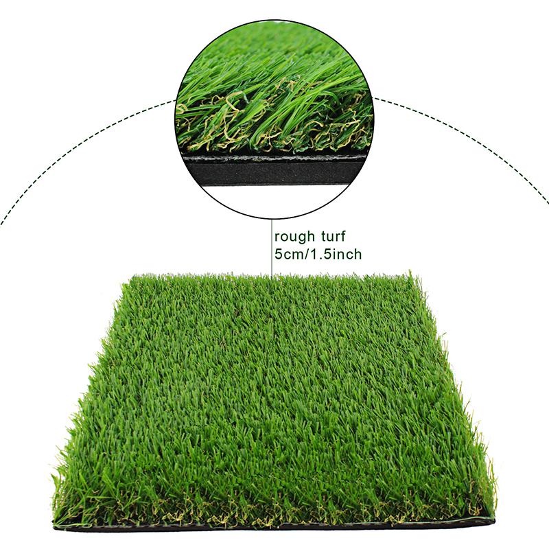 CRESTGOLF Golf đánh thảm trong nhà/ngoài trời SBR Golf Thảm để lái xe thực hành Sân sau sử dụng màu xanh lá cây Color: style 2 Long Grass