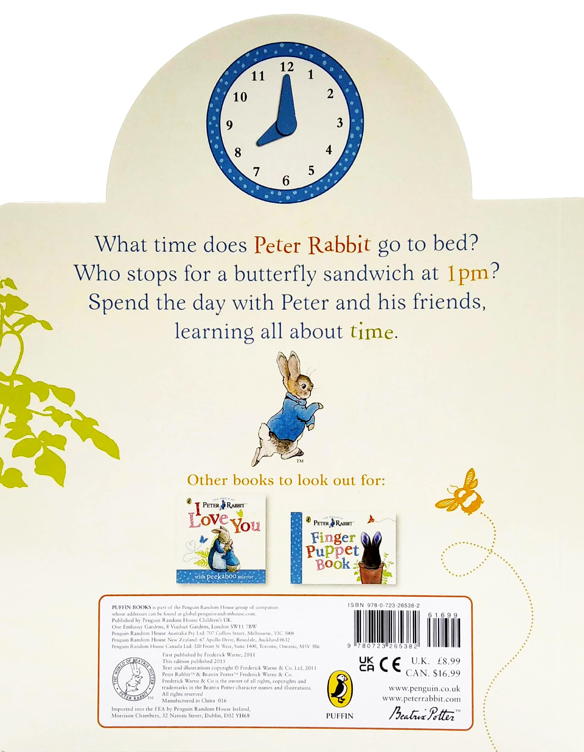 What Time Is It, Peter Rabbit?: A Clock Book