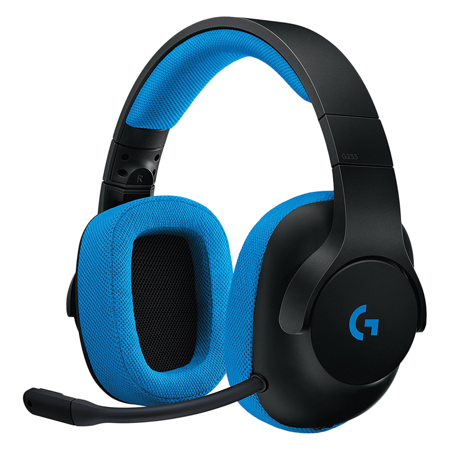 Tai Nghe Chụp Tai Gaming Logitech G233 Prodigy - Hàng Chính Hãng