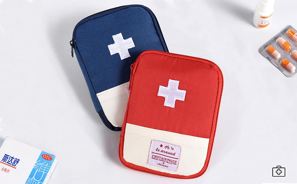 First Aid Kit 2 Pieces First Aid Kit for Home Office Travel