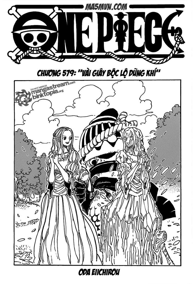 đảo hải tặc - one piece chapter 579 1