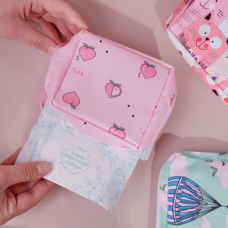 Túi Đựng Đồ Vệ Sinh Cá Nhân/Đồ Trang Điểm Chống Thấm Nước Họa Tiết Dễ Thương Tiện Dụng Mang Theo Du Lịch
