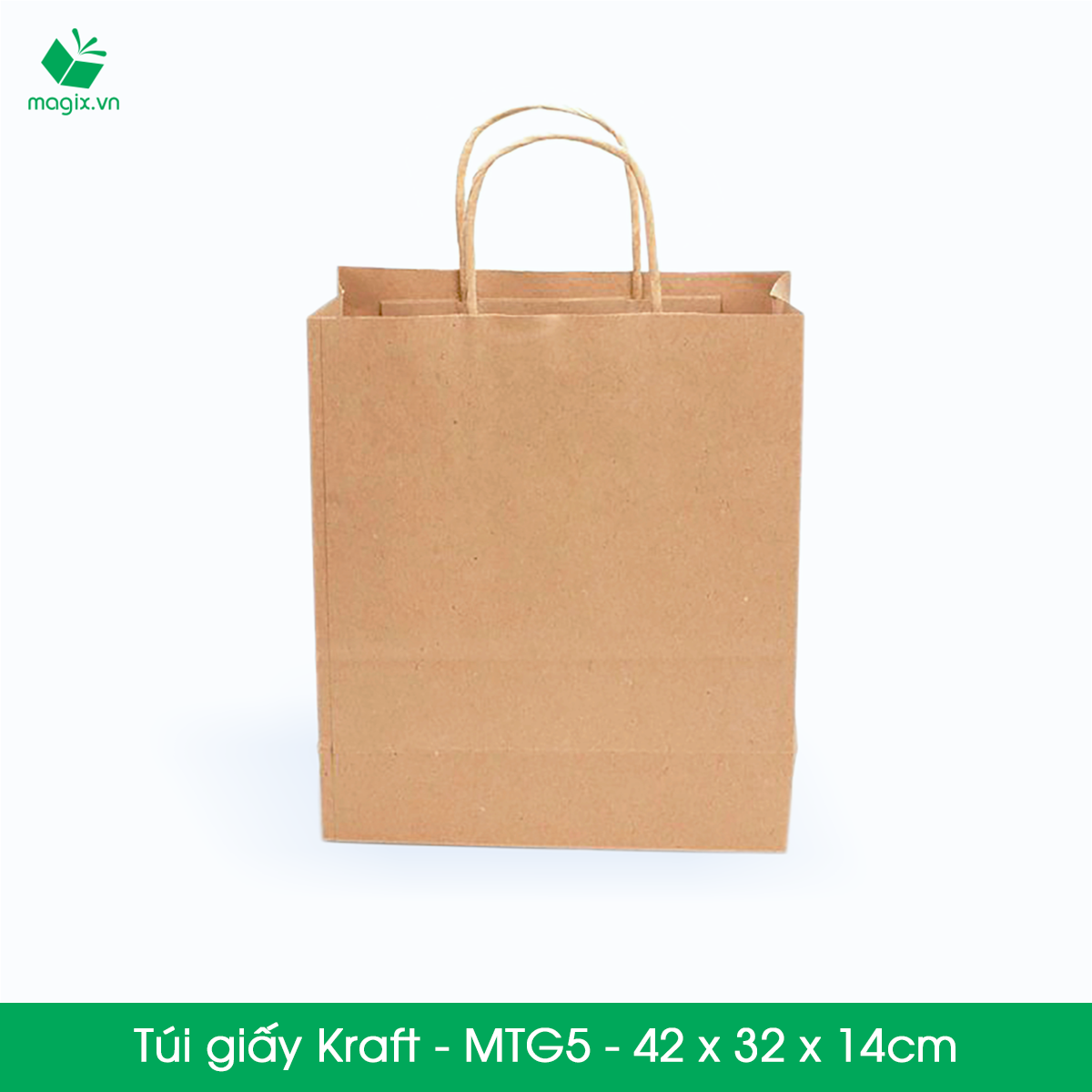 MTG5 MTG5T - COMBO 25 TÚI GIẤY KRAFT - 42x32x14 cm