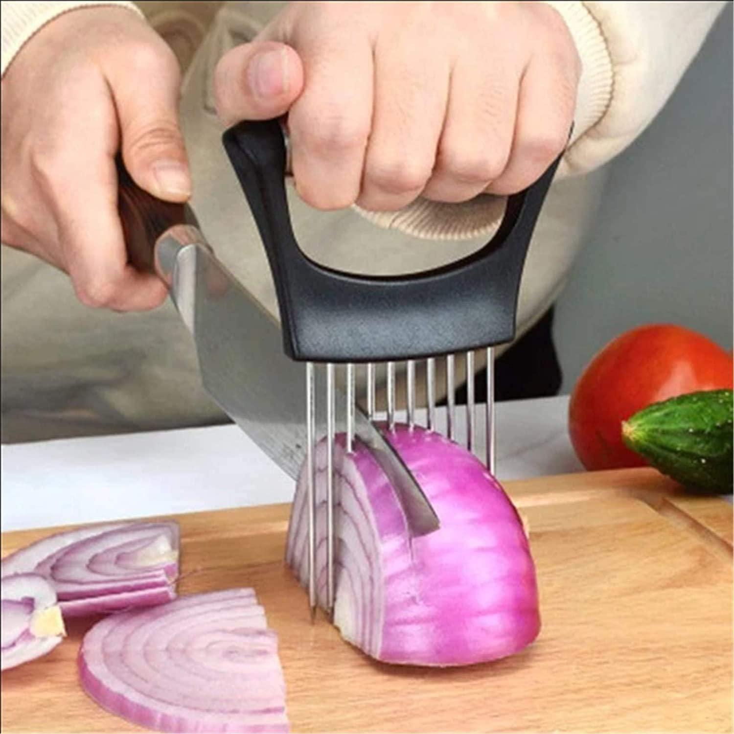 Dụng cụ cắt hành tây hỗ trợ cắt thực phẩm - Máy thái thịt chay bằng thép không gỉ