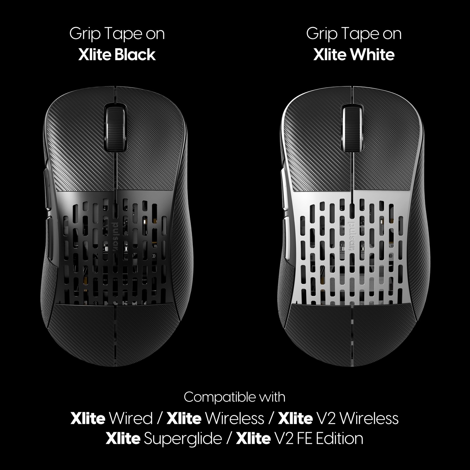 Grip tape cho Pulsar Xlite / Xlite Wireless / Xlite Wireless V2 - Loại mỏng - Hàng chính hãng