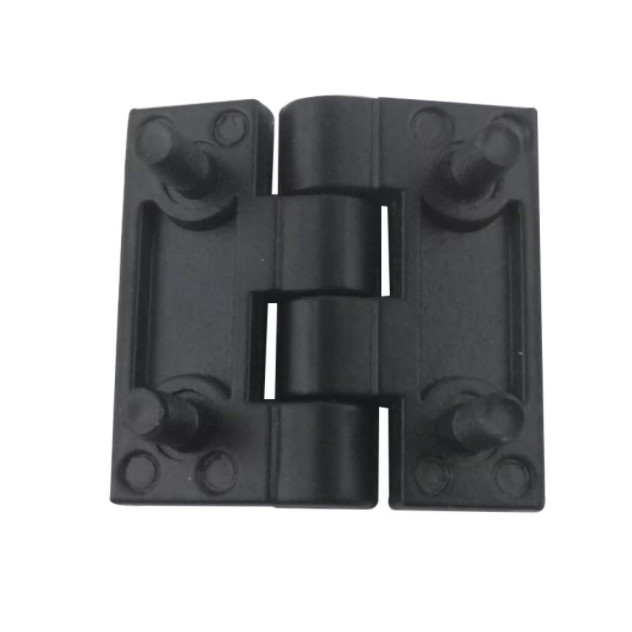 Bản lề cửa liền vít 40mm x 40mm , bản lề liền vít hợp kim kẽm , bản lề liền vít màu đen 40x40