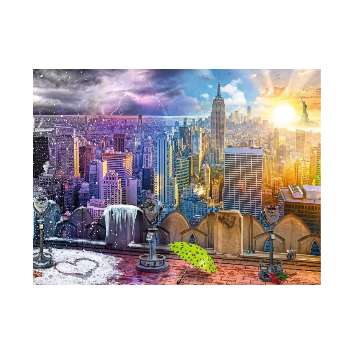 Xếp hình puzzle Seasons of New York 1500 mảnh RAVENSBURGER 160082