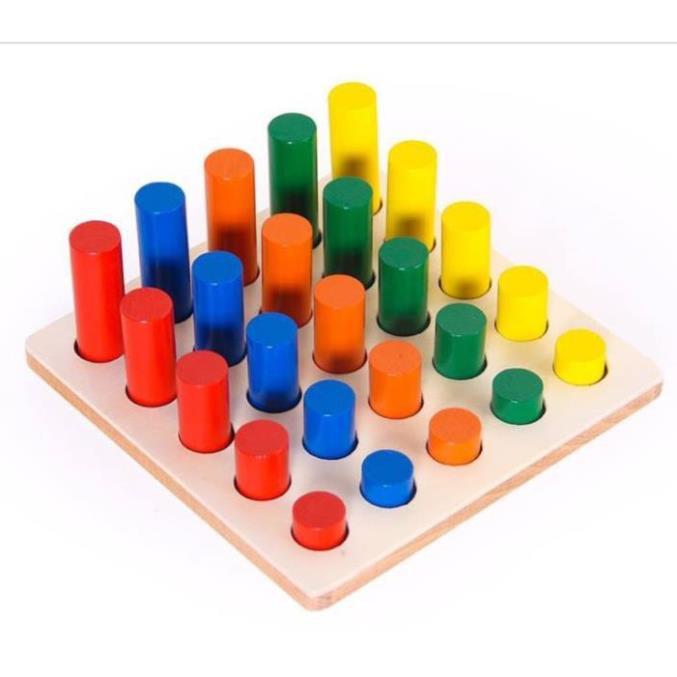 Bộ Giáo Cụ Montessori 8 Món - Loại 1 - Giúp Phát Triển Trí Tuệ Về Hình Học, Toán Học