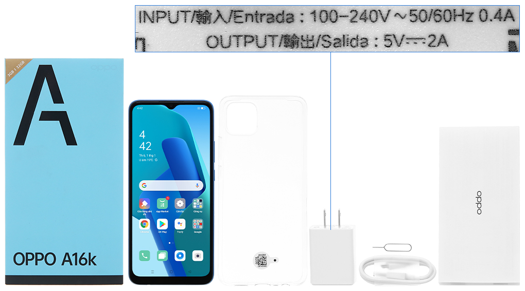 Điện Thoại OPPO A16K - Hàng Chính Hãng