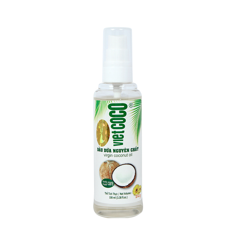 Dầu dừa nguyên chất Vietcoco vòi xịt 100ml - hương Daisy