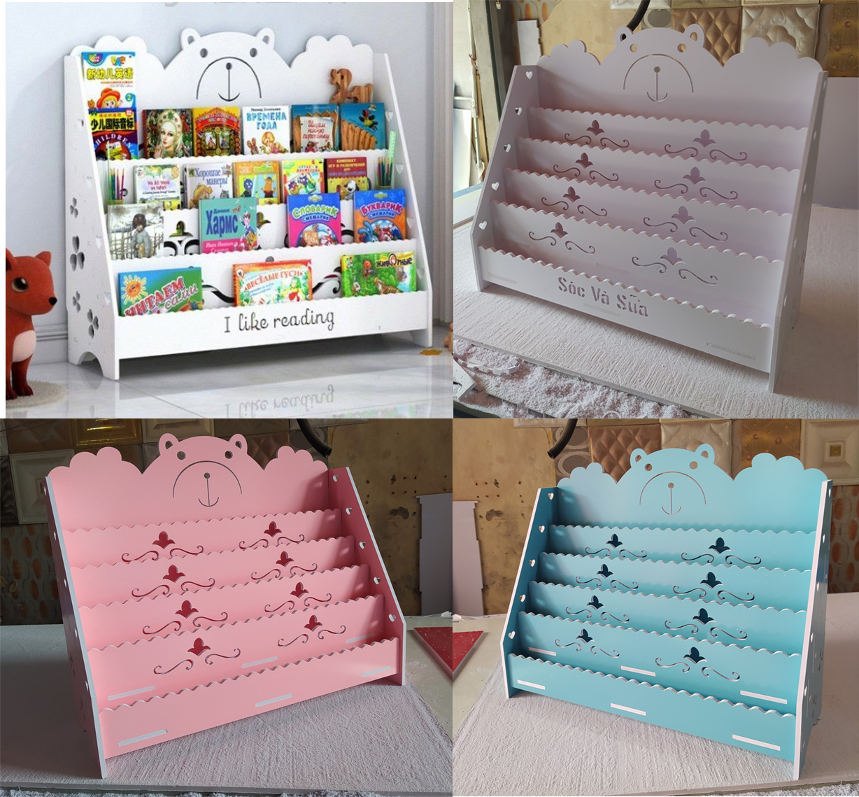 Kệ sách Gấu 4