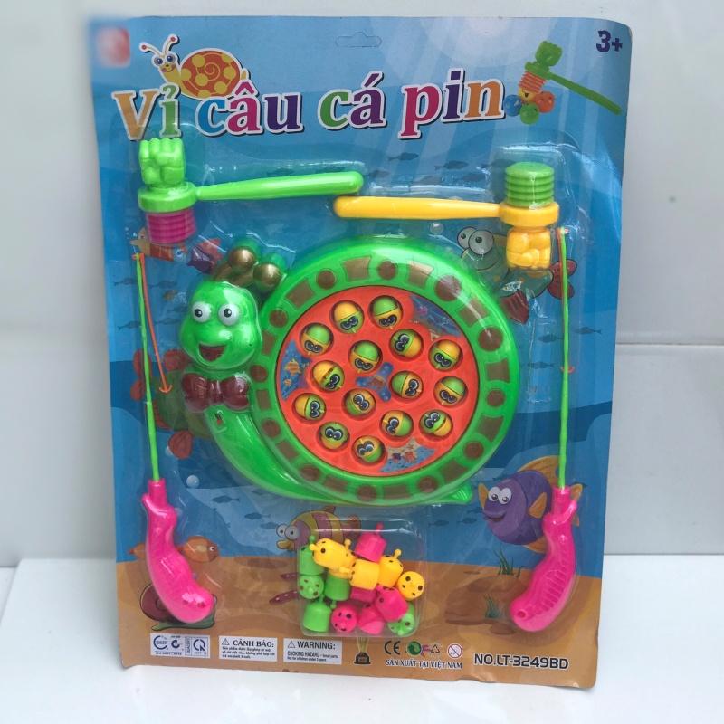 Vỉ đồ chơi Câu Cá Đập chuột 2in1 - Đồ chơi trẻ em - Đồ chơi dùng pin