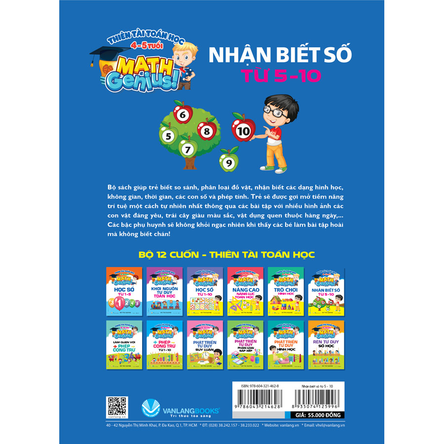 Thiên Tài Toán Học - Nhận Biết Số Từ 5 - 10