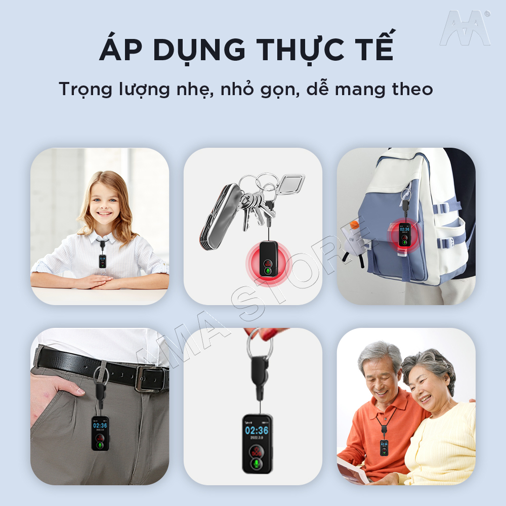 Định vị GPS không dây Thông minh FA81 Dành cho Trẻ em, Học sinh, Người già, Hàng hóa, Ô tô, Xe máy Hàng nhập khẩu