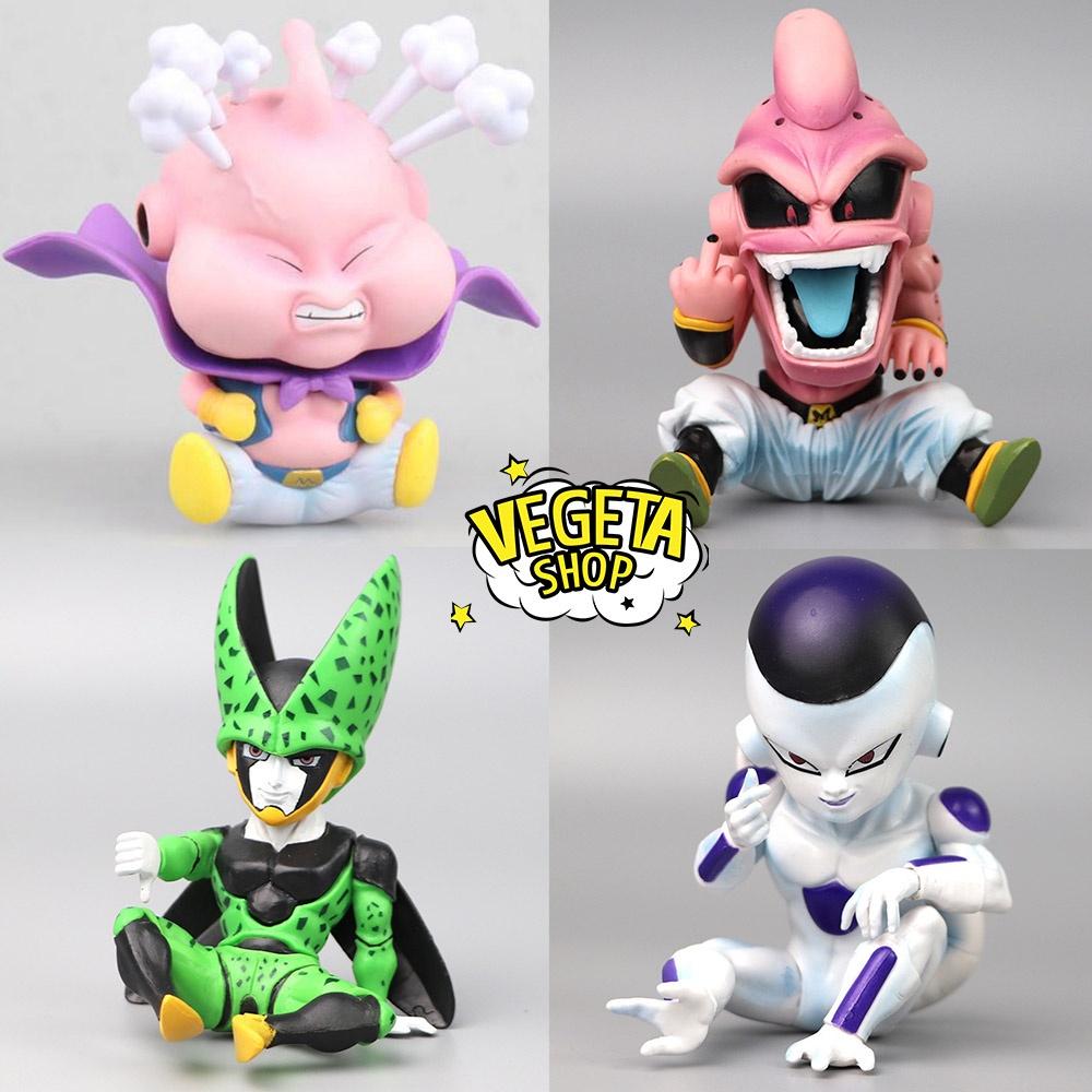 Mô hình Buu - Dragon Ball - Kid Buu Majin Buu Ma bư mập béo gầy Cell Xên bọ hung Frieza Fide - Full box - Cao 10~12cm