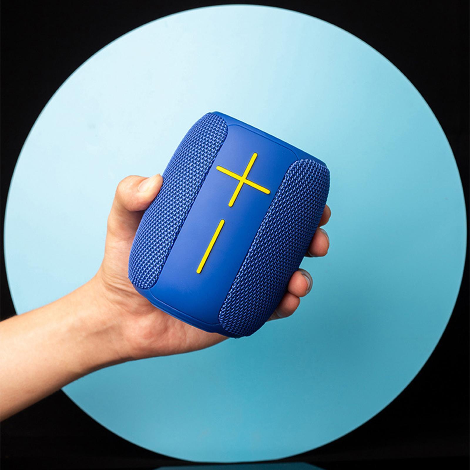 Portable Speaker Bluetooth  Sound Rich Bass  TF Card Blue