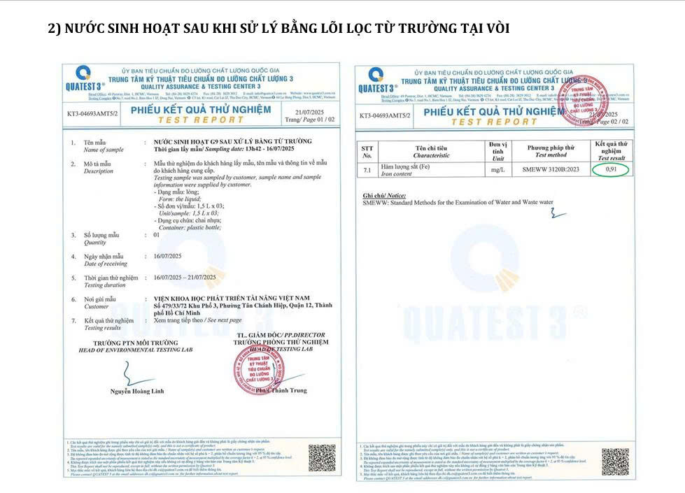 Đầu lọc nước từ trường tại vòi – Giải pháp loại bỏ kim loại nặng ngay tại nhà