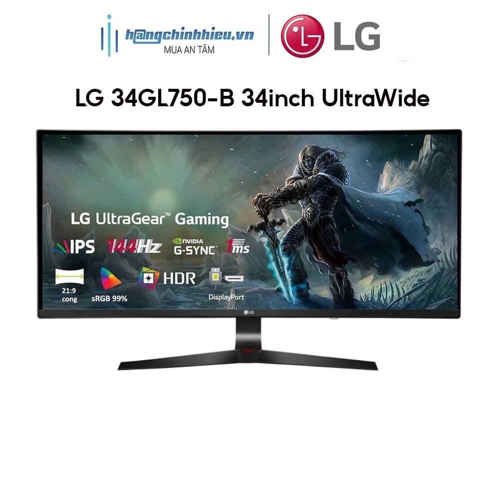 Màn Hình LG 34GL750-B 34inch UltraWide IPS 144Hz 1ms G-Sync Hàng chính hãng