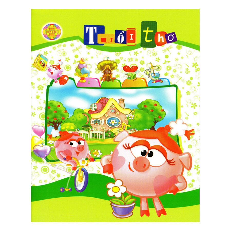 Lốc 5 Quyển Tập Tuổi Thơ 4 Ô Ly Hòa Bình