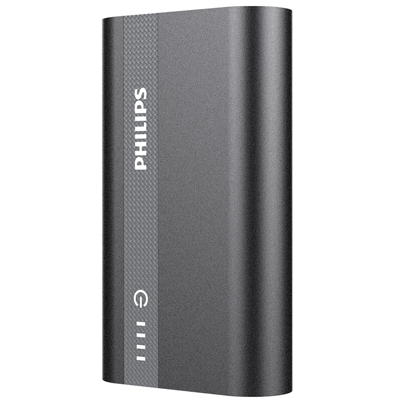 Pin sạc dự phòng Philips DLP2101QBK 10000mAh tích hợp cổng USB-C - Hàng Chính Hãng