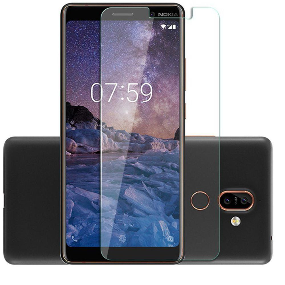 Miếng dán kính cường lực cho Nokia 7 Plus (độ cứng 9H, mỏng 0.3mm, hạn chế bám vân tay) - Hàng nhập khẩu