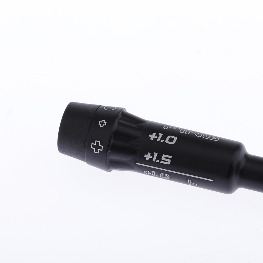 2-6pack Golf Shaft Adapter Tube Golf Putter Connector for G410 Driver FW Black