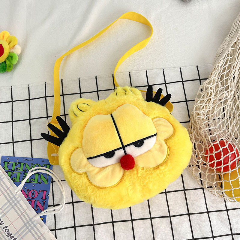 Túi Gấu Bông Gòn Đeo Chéo, Túi Mèo Garfield Siêu Quậy