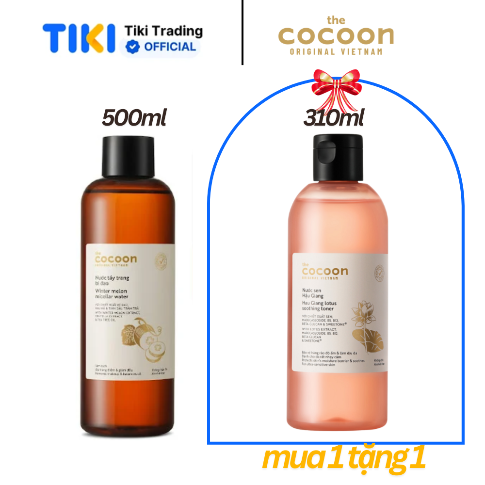 Nước tẩy trang bí đao Cocoon 500ml