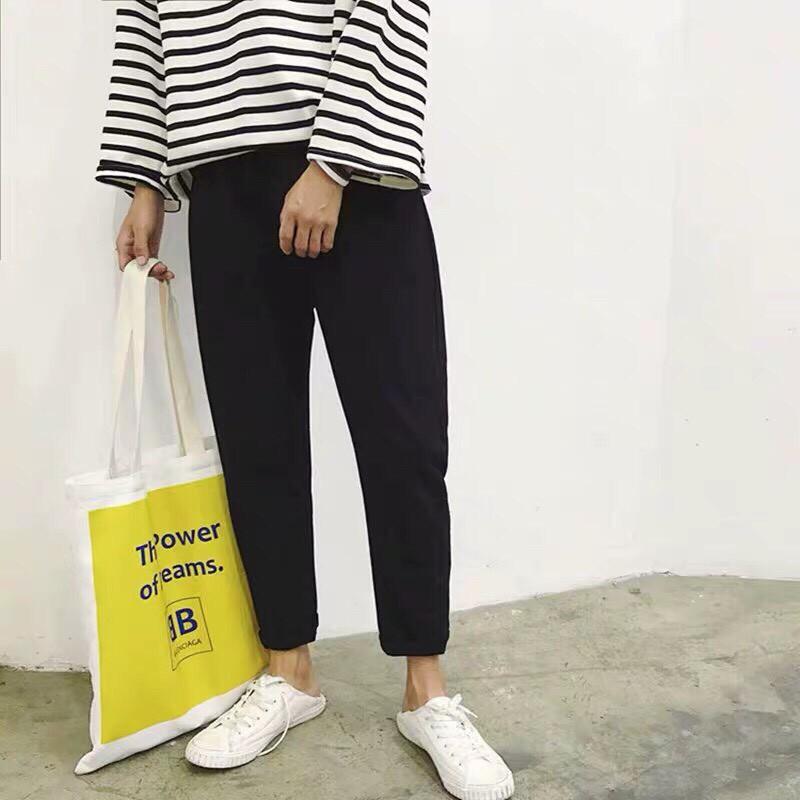 Quần kaki basic pant vải mềm mịn