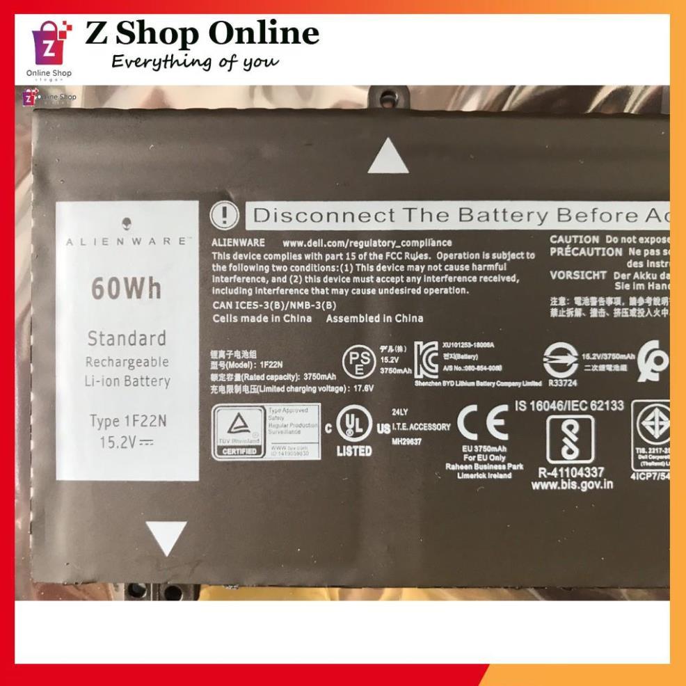 Pin (Battery) Dùng Cho Dell Alienware M15 M17 G5 5590 G7 7590 7790 1F22N