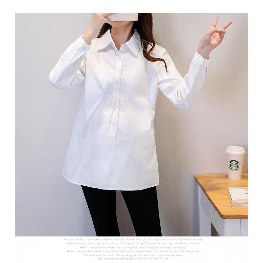 Áo bầu thu đông dài tay thiết kế