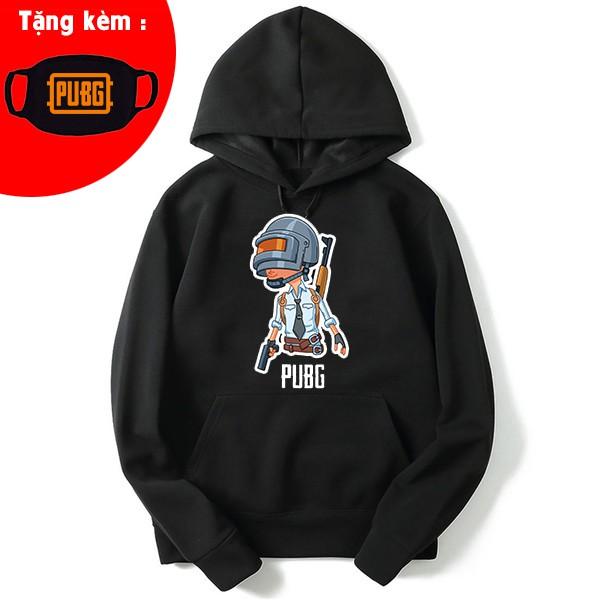 HOODIE  Game PUBG cute tặng kèm bịt mặt PUBG cực ngầu