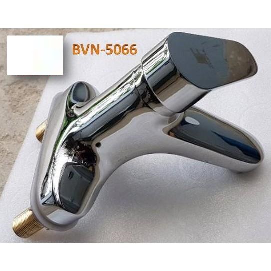 Vòi rửa mặt nóng lạnh đồng hai chân BVN 5066