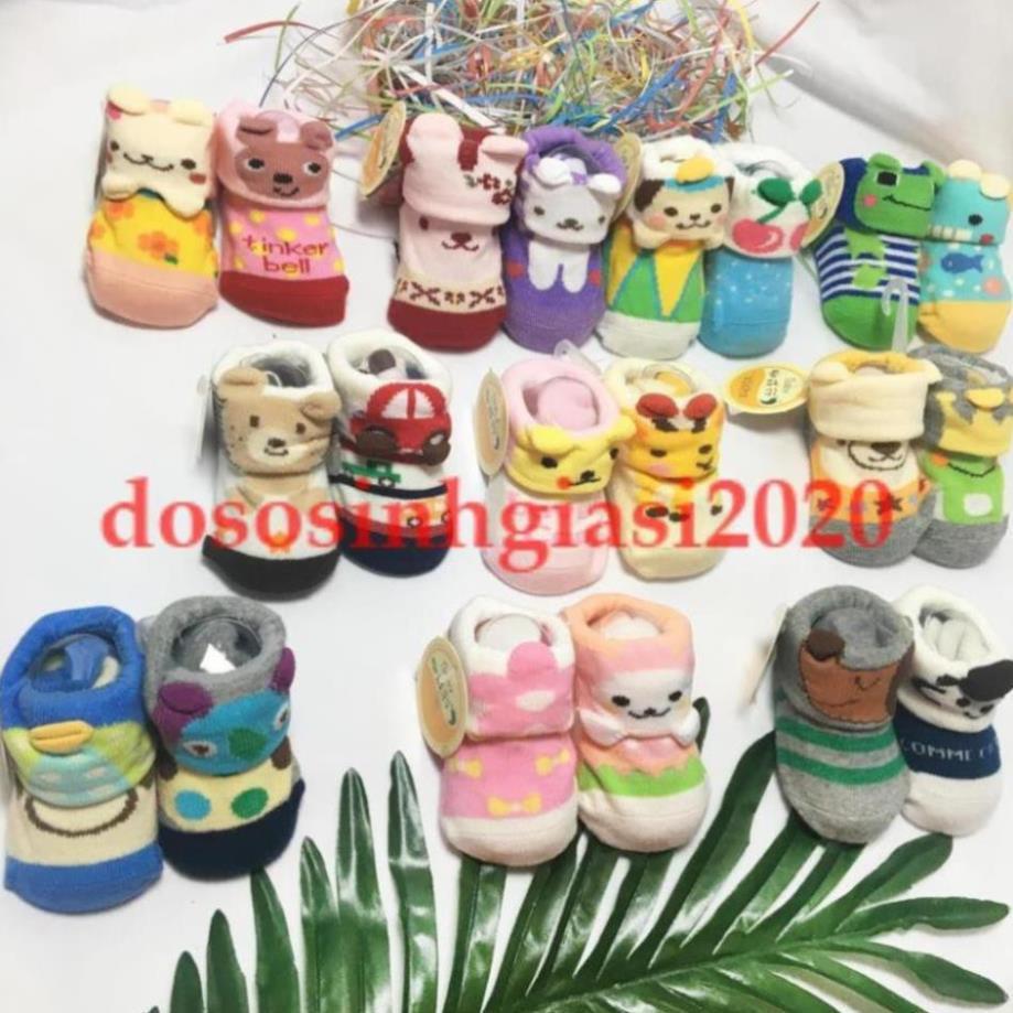 Vớ hình thú cho bé-Set 2 Đôi Tất Vớ hình thú cho Bé 0-12 Tháng
