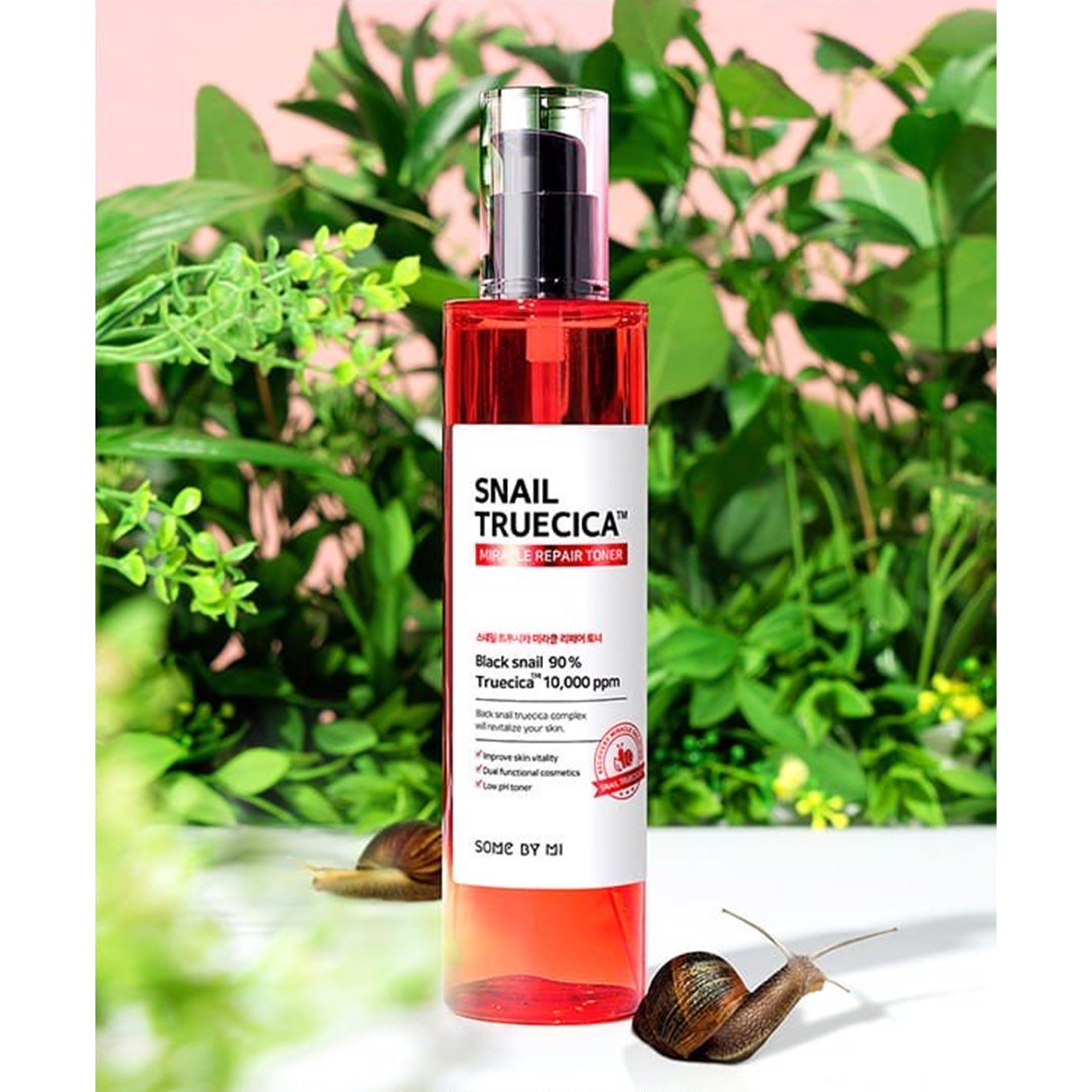 Nước Hoa Hồng Phục Hồi, Se Khít Lỗ Chân Lông Some By Mi Snail Truecica Miracle Repair Toner