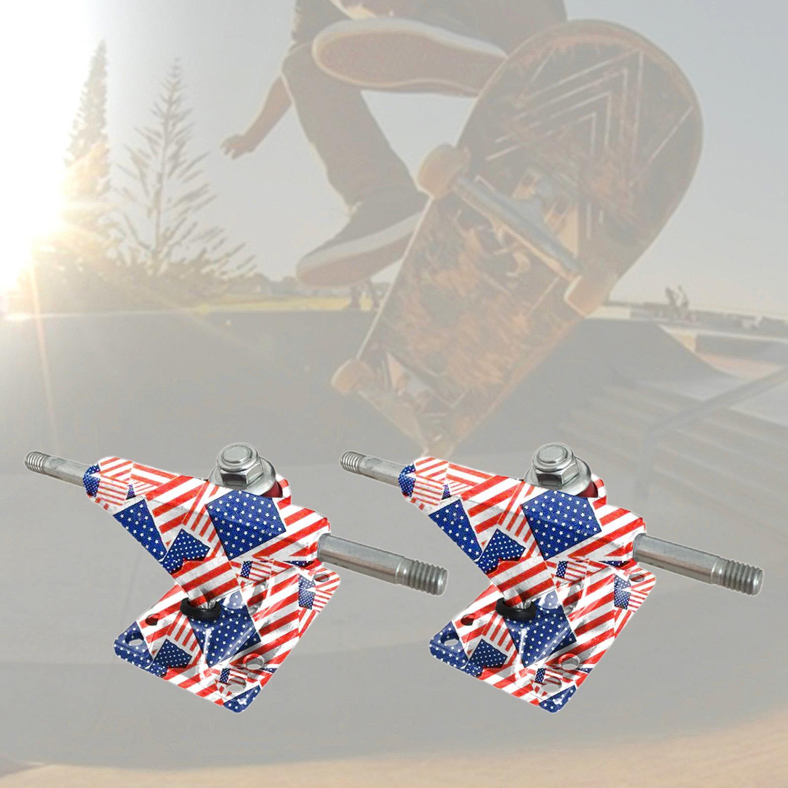 Blesiya 1 Pair Lightweight 3.25 Inch Skateboard Truck Aluminum Trucks