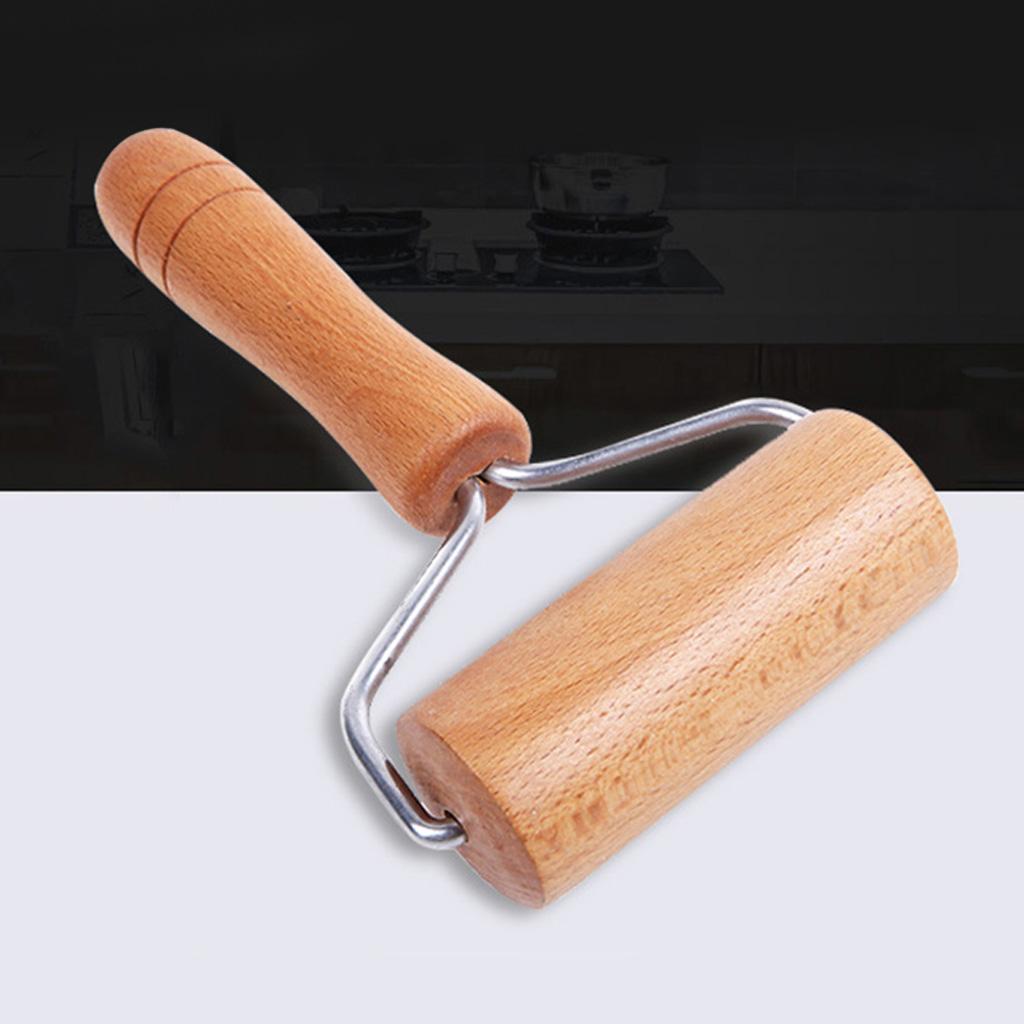 High Quality Wooden Rolling Pin Hand Pastry Dough Roller Mold Kitchen Tool A
