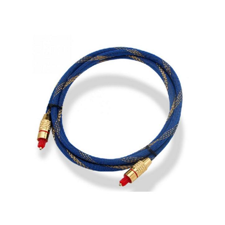 Cáp quang âm thanh mạ vàng 24k 0.5m (Vàng đồng) - Toslink Optical Cable - Dây âm thanh quang 5.0 -DC773