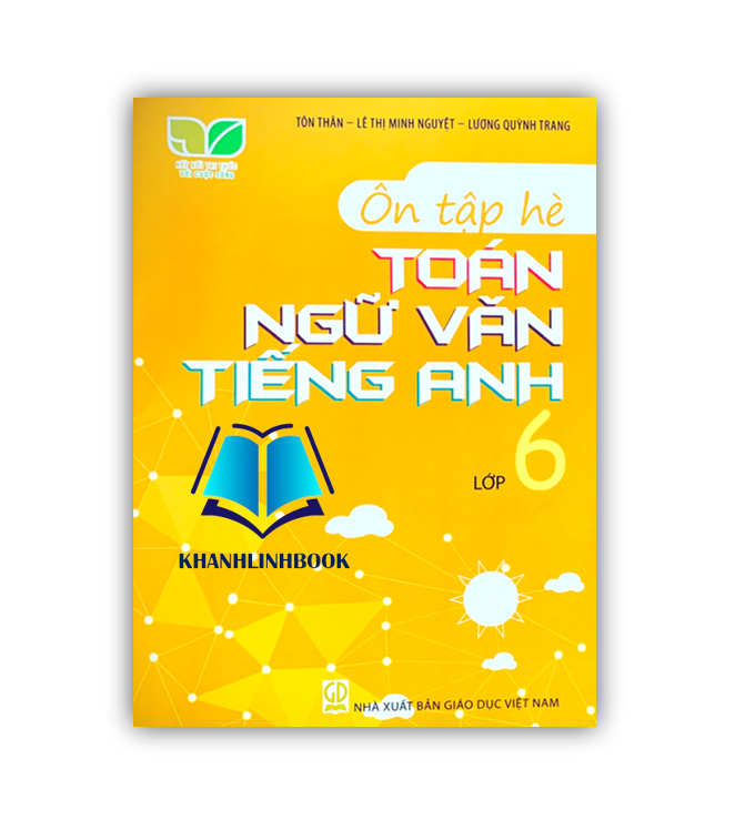 Sách - Ôn tập hè Toán - Ngữ Văn - Tiếng Anh lớp 6