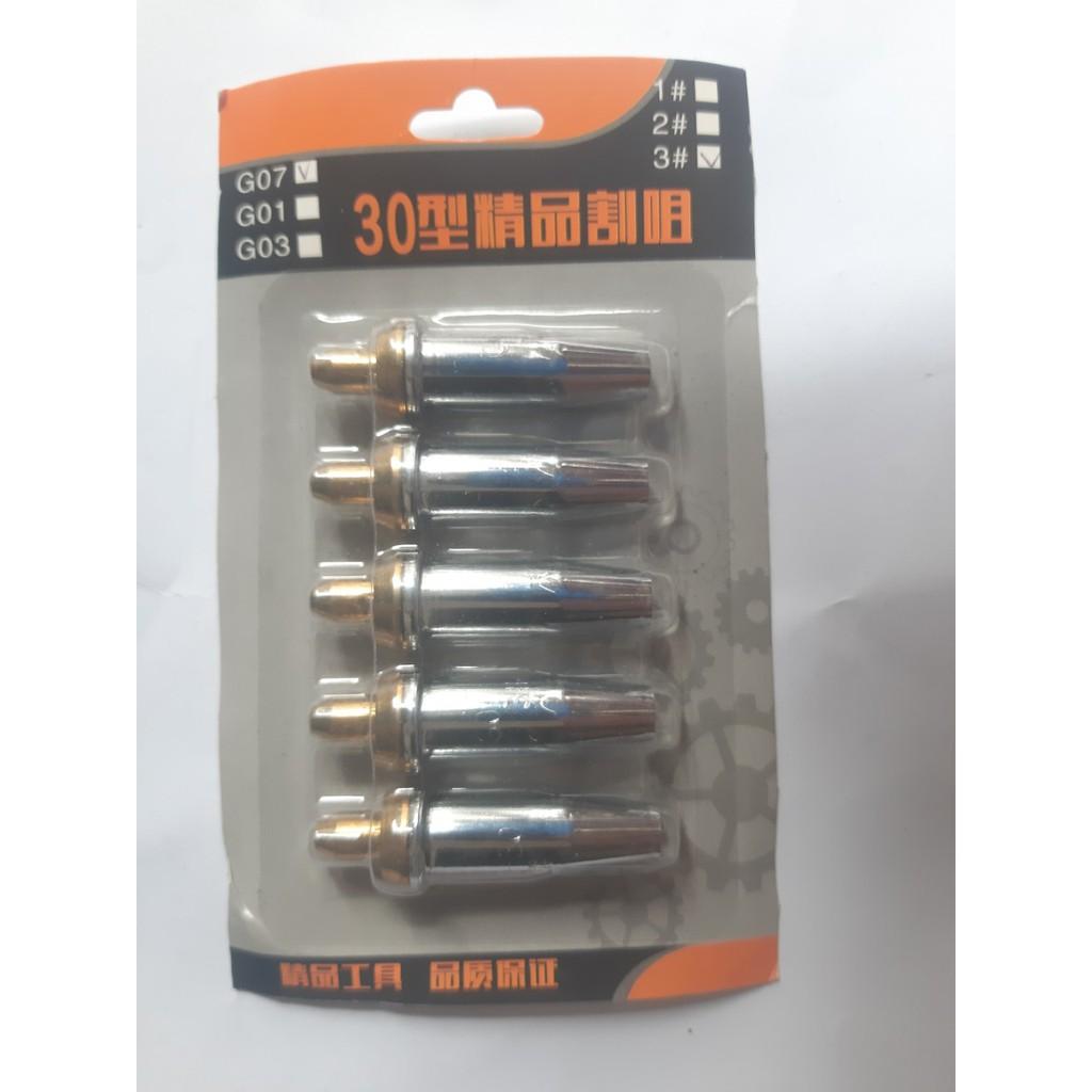 Hộp 5 béc cắt gió đá