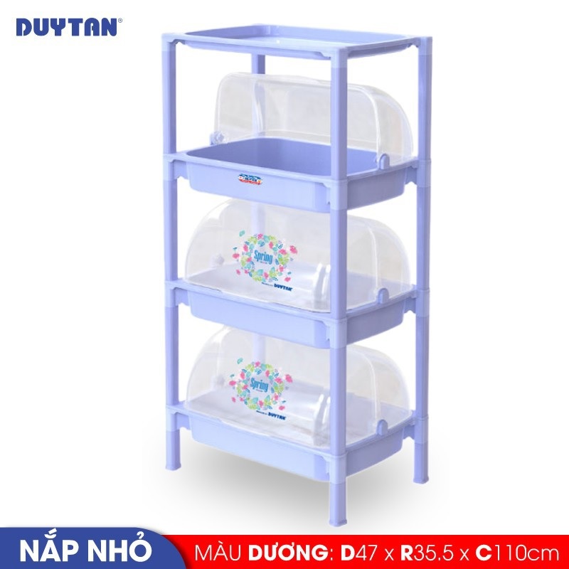 Kệ nắp nhỏ nhựa Duy Tân 3 ngăn  - 04106 - Hàng chính hãng