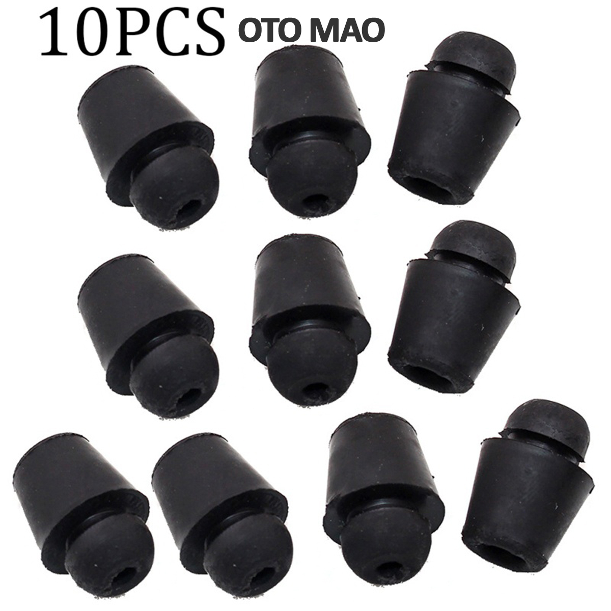 10 Nút cao su giảm chấn, giảm chấn động cửa ô tô, THEO XE, thay thế nút trên ô tô, 100% cao su đặc, cực bền