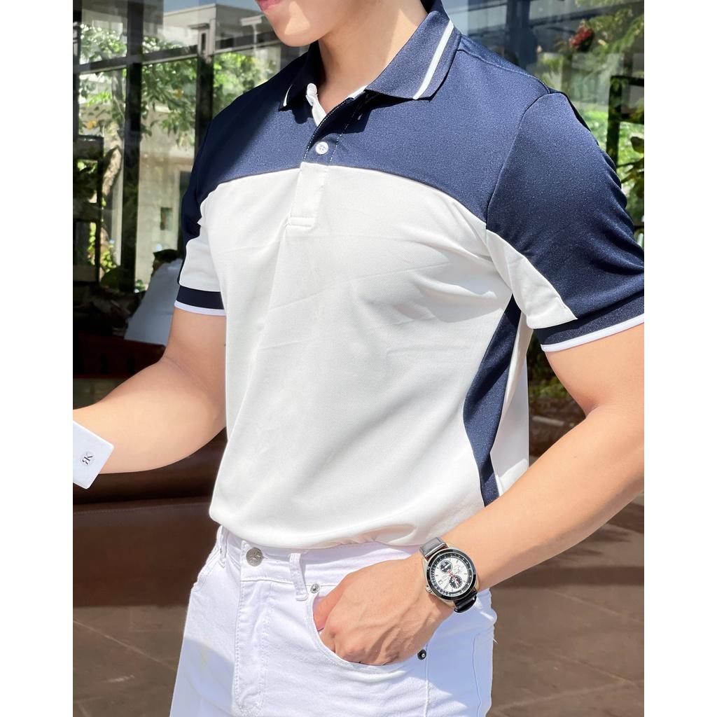 ÁO THUN NAM CỔ BẺ TAY NGẮN FORM ÔM CHUẨN BODY , NÉT NAM CA HÀN QUỐC SIÊU HOT