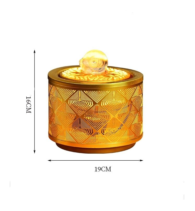 Thác Nước Phong Thủy Kim Hoàng Sắc Ngọc Decord Trang Trí_ Hàng chính hãng