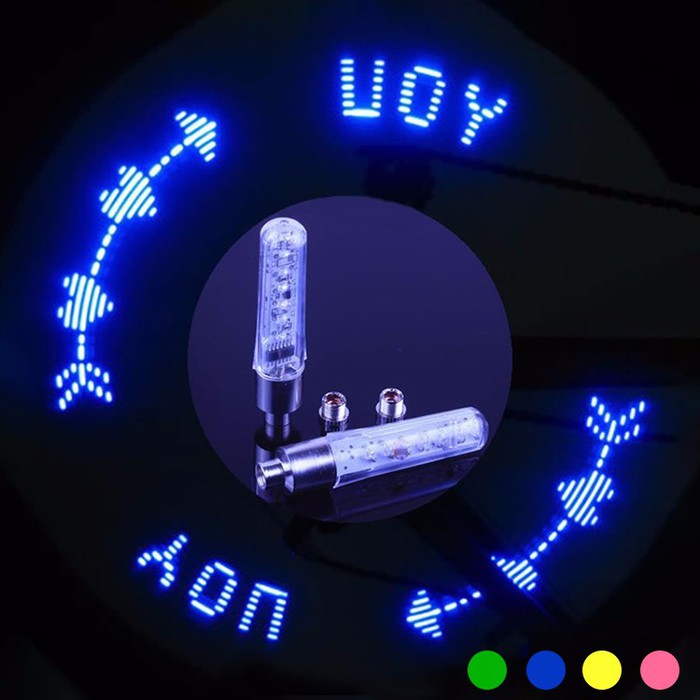 Đèn led van vòi phát sáng hình chữ