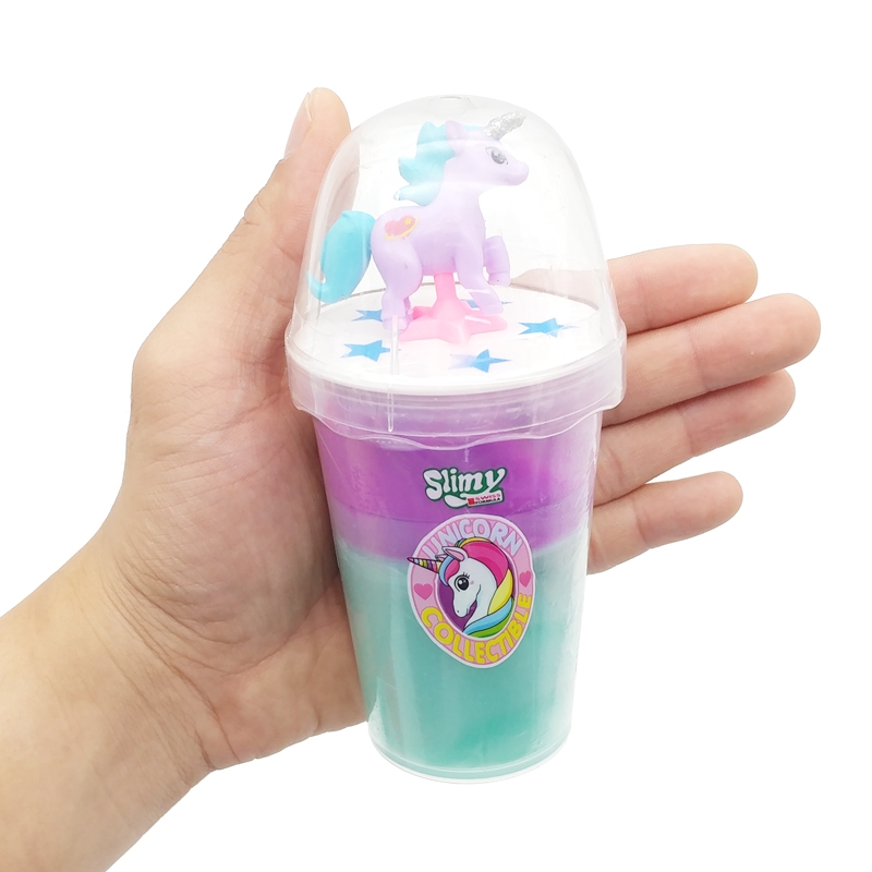 Đồ chơi SLIMY Slime kỳ lân ánh kim-tím xanh da trời 33911/PP-BL